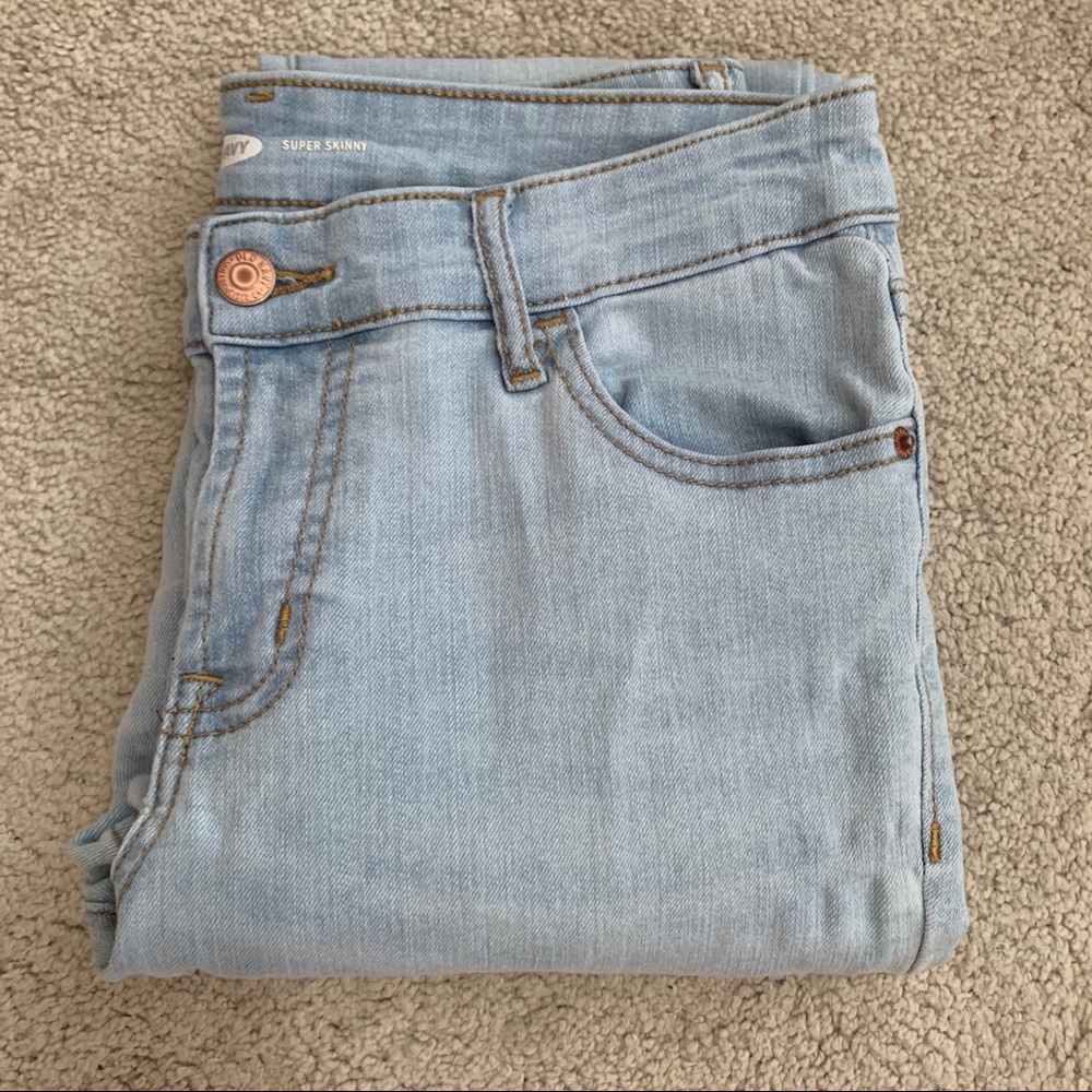 Old Navy Super Skinny Jean Light Wash 4